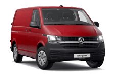 Van Hire Preston - Red VW Transporter Automatic - Van hire Preston